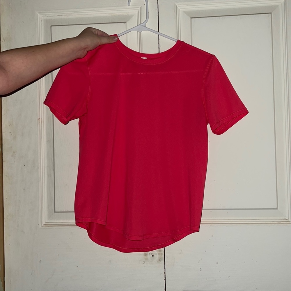 Size 2 lululemon pink shirt